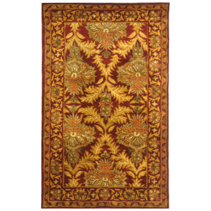 Tapis oriental en laine touffeté à la main Dunbar, Rectangle 2 pi x 3 pi