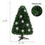 Arbre de Noël artificiel réaliste vert 36 "avec 36 lumières DEL et sommet de sapin illuminé H 36"