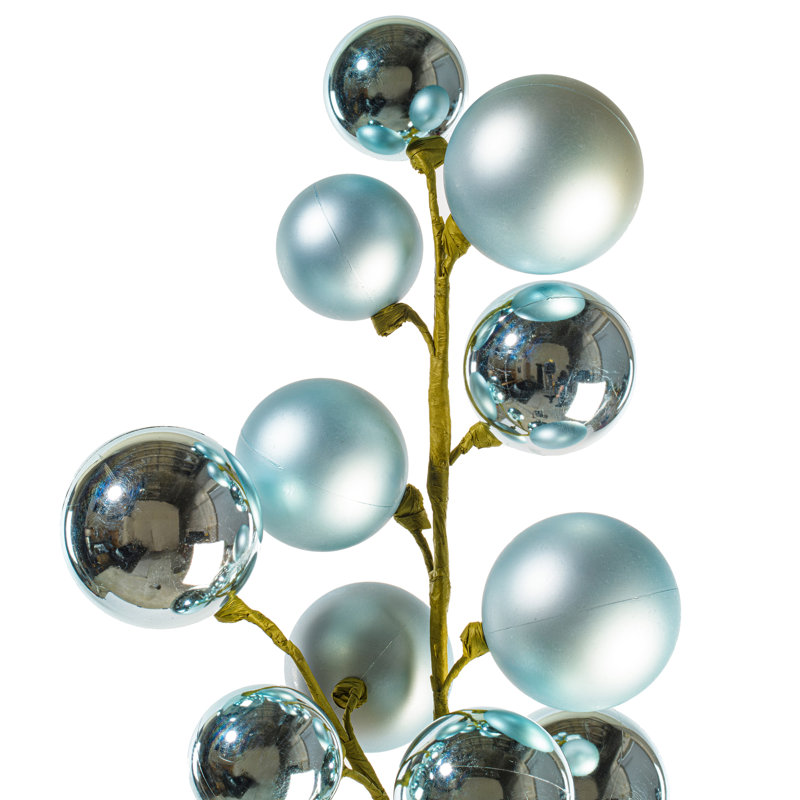  Vaporisateur d'ornement boule bleue 30 po., Bleu pastel