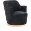 Fauteuil pivotant rembourré Hudnut-89200308