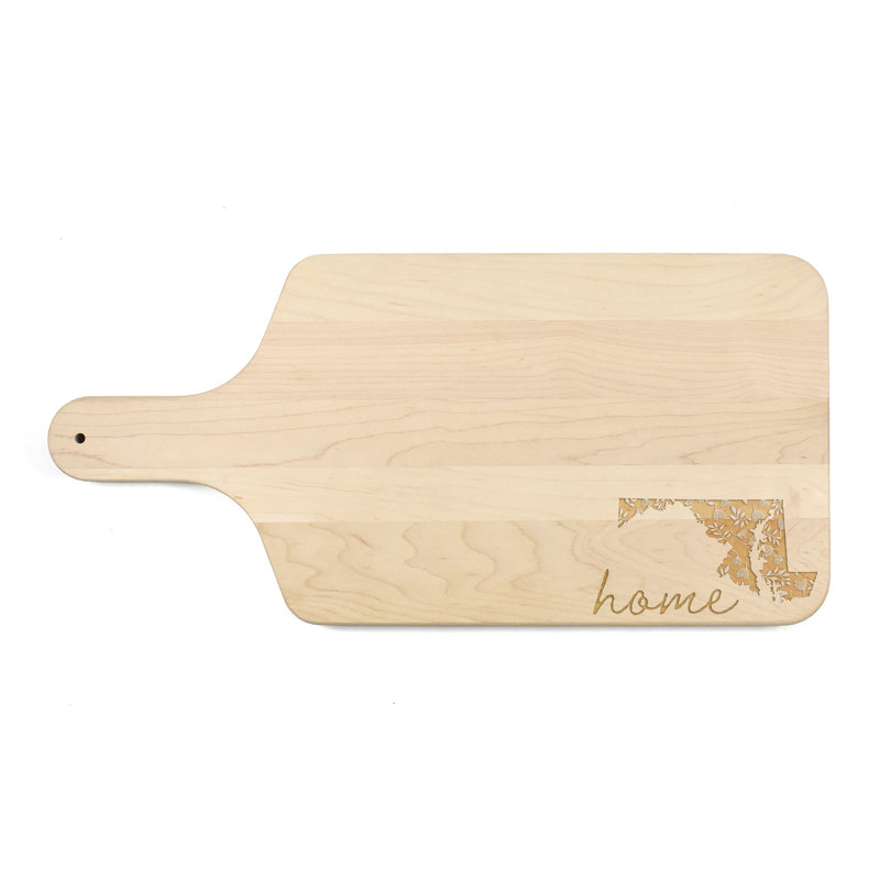 Floral Home State - Maryland Cutting Board