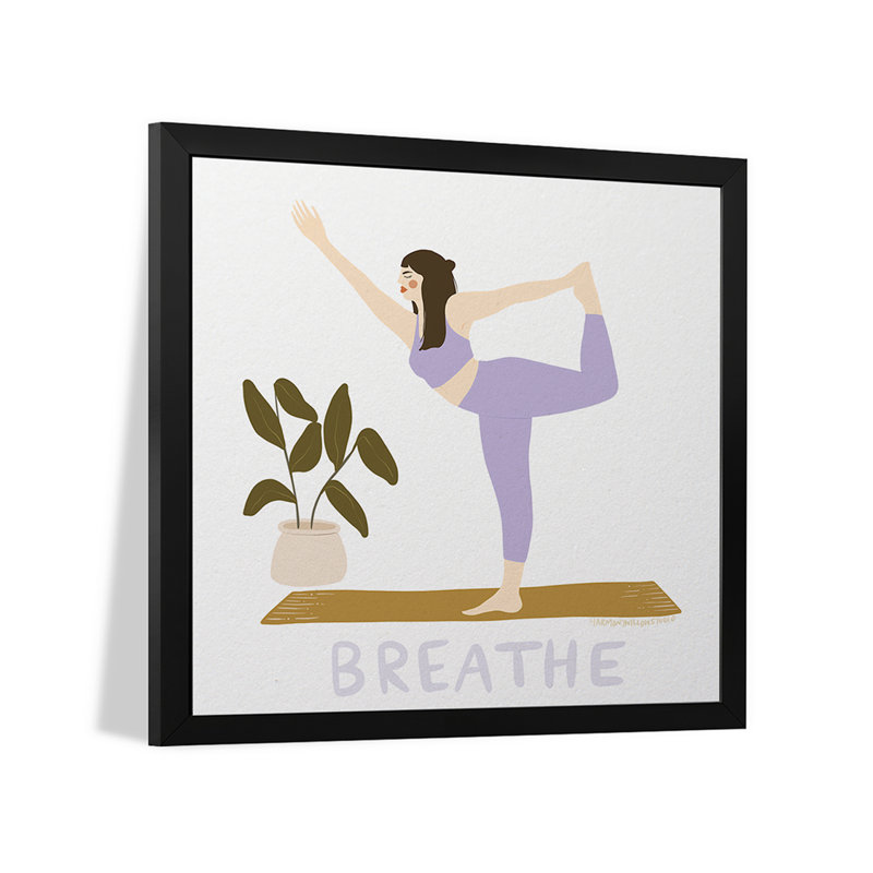 Breathe, affiches encadrées de qualité supérieure, H 16 po x l 16 po