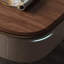 Table basse moderne en noyer massif-103446944