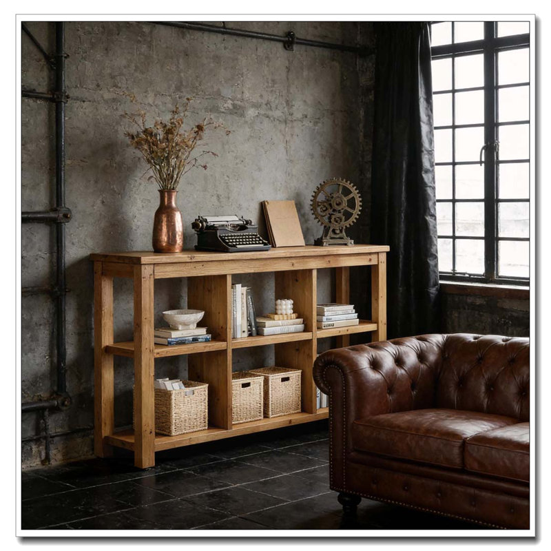 Modern Console Table with Stable Anti-Tip Design