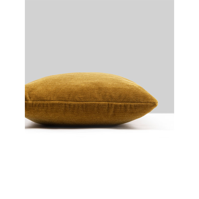 TUDOR VELVET PILLOW, Bourbon, Rectangle - 22"H x 14"W