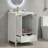 Bathroom Vanity with Sink, 2 Textured Doors and a Drawer-226994687