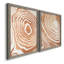 «Wood Grain Suminagashi III», ensemble de 2 impressions encadrées-291848178-291848179