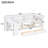 Twin Size Platform Bed In Wood, With Upholstered Headboard, Storage Shelves, Drawers, Charging Station, Led Lights And Table, White  Wood - Sized Comfortable Head, Charging,-961531383