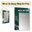 Green and Gold Serene Cascade I - Green Modern Wall Mirror-994524030