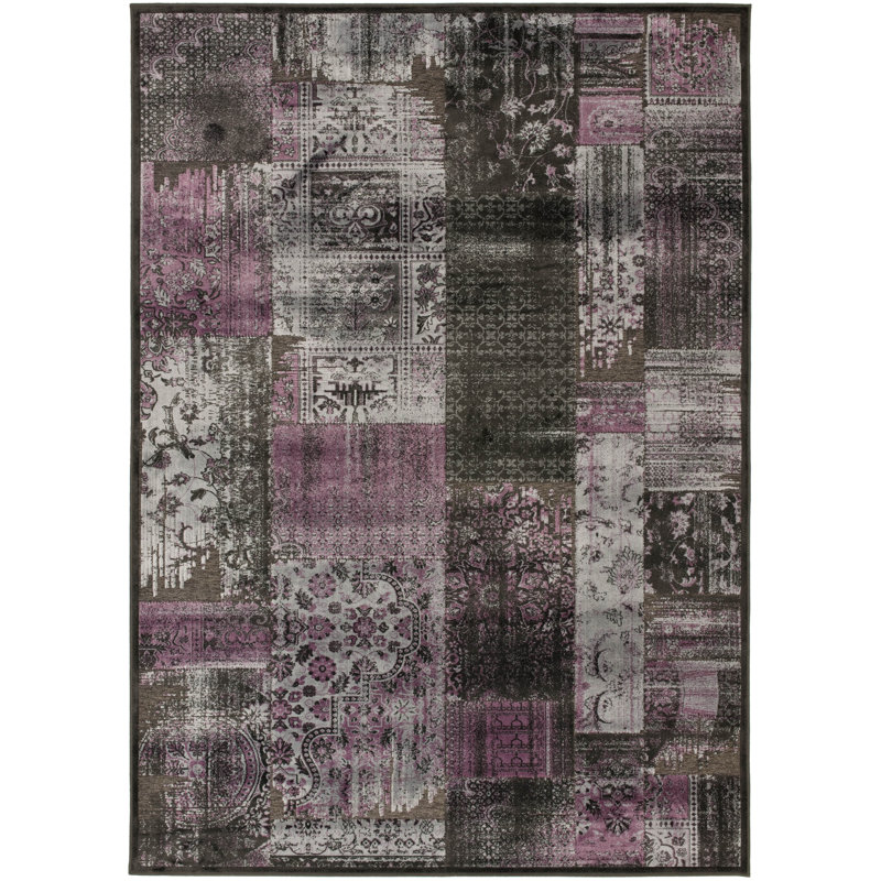 Demetri Patchwork Area Rug, Rectangle 160 x 229 cm