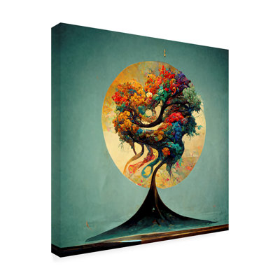 Art sur toile, arbre de vie de Ray Heere 10