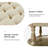Lynde Kat Button Tufted Storage Ottoman-1608292092