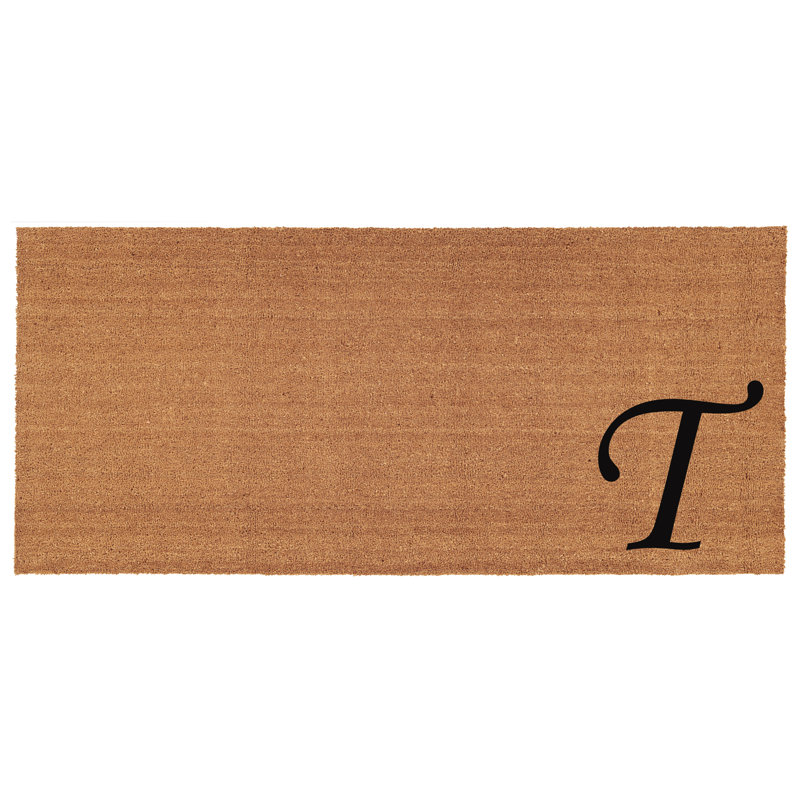 Tapis d'entrée antidérapant Zebrowski, T, Rectangle 2 pi x 4 pi