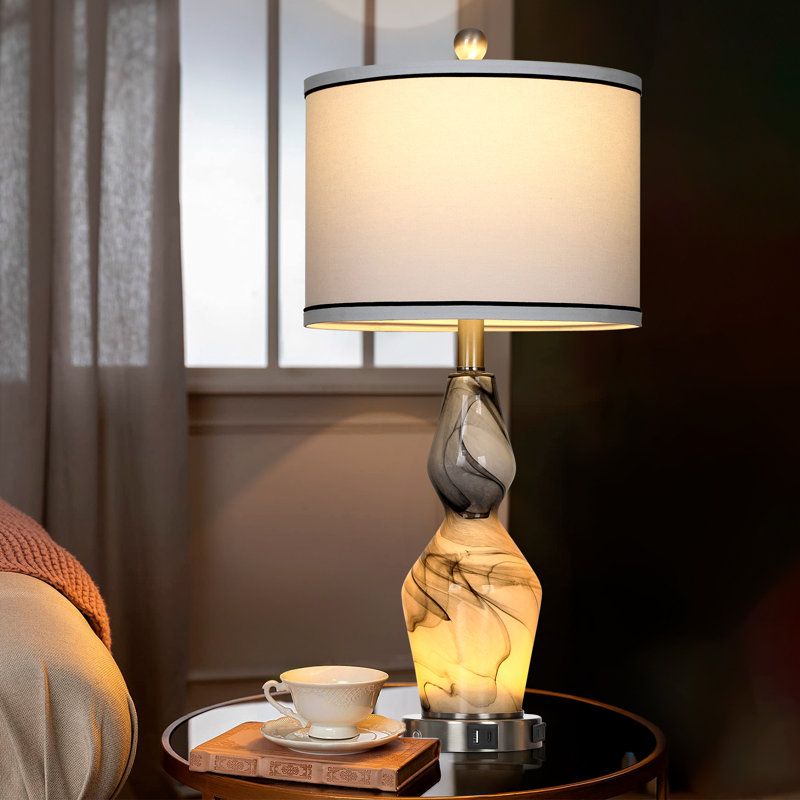 Belwood Glass USB Table Lamp
