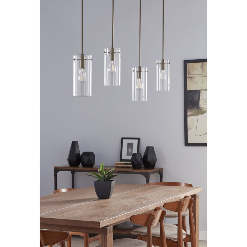 Angelina 1 - Light Single Pendant, Black, Frosted, Medium Shade