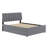 Upholstered Platform Bed With Trundle-1275679584