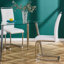 Chaise d'appoint en similicuir