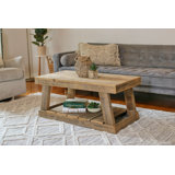 Deshanda Solid Wood Top Single Coffee Table