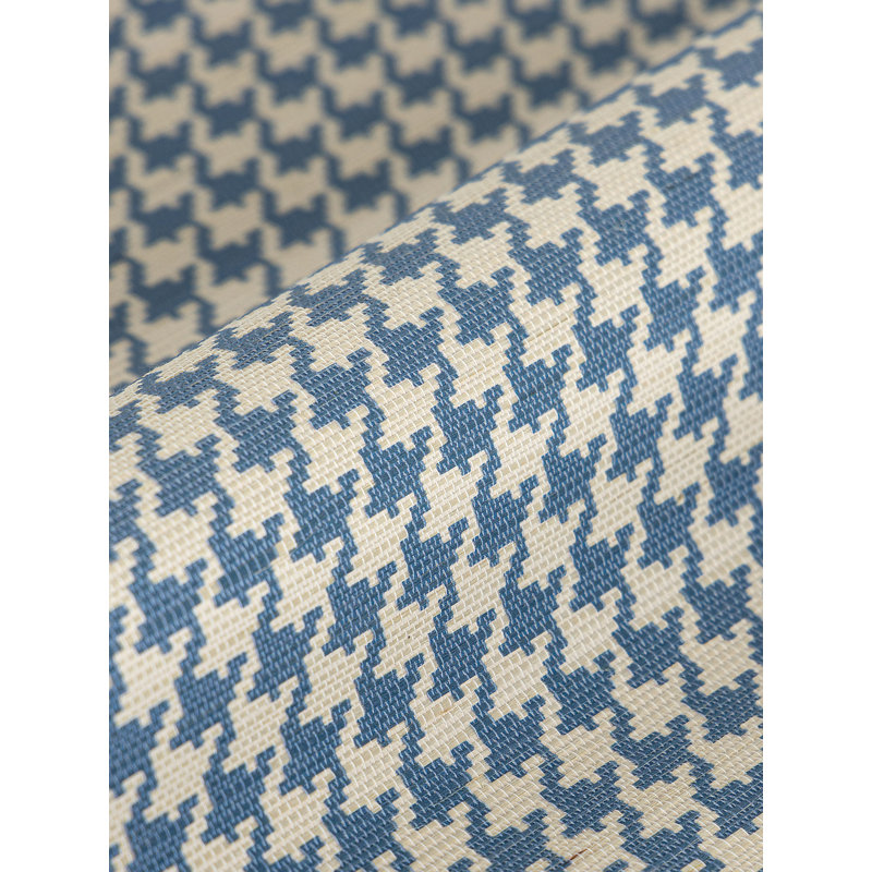 Sisal pied-de-poule, Cobalt; cobalt