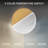 Crescent Aged Brass LED Pendant-97826508