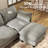   Acker 138'' Puff Cloud Modular Upholstered Sectional 4-seat & 2-ottoman-1062617962-1059061019