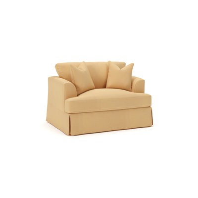Lucia Slipcovered Chair and a Half