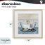 Cozy Spa Bath & Slouf, reproduction encadrée sous verre, design par Conrad Knutsen-771619902-771619897