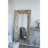 Full Length Rectangle Floor Mirror With Distressed Wood Frame