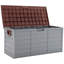 WFX Utility 112cm W 290L Water Resistant Plastic Deck Box in Grey