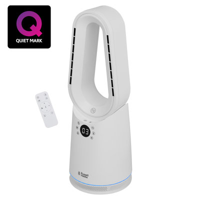 Russell Hobbs RHCBLDL3IN1, Bladeless Heat and Cool Fan in White