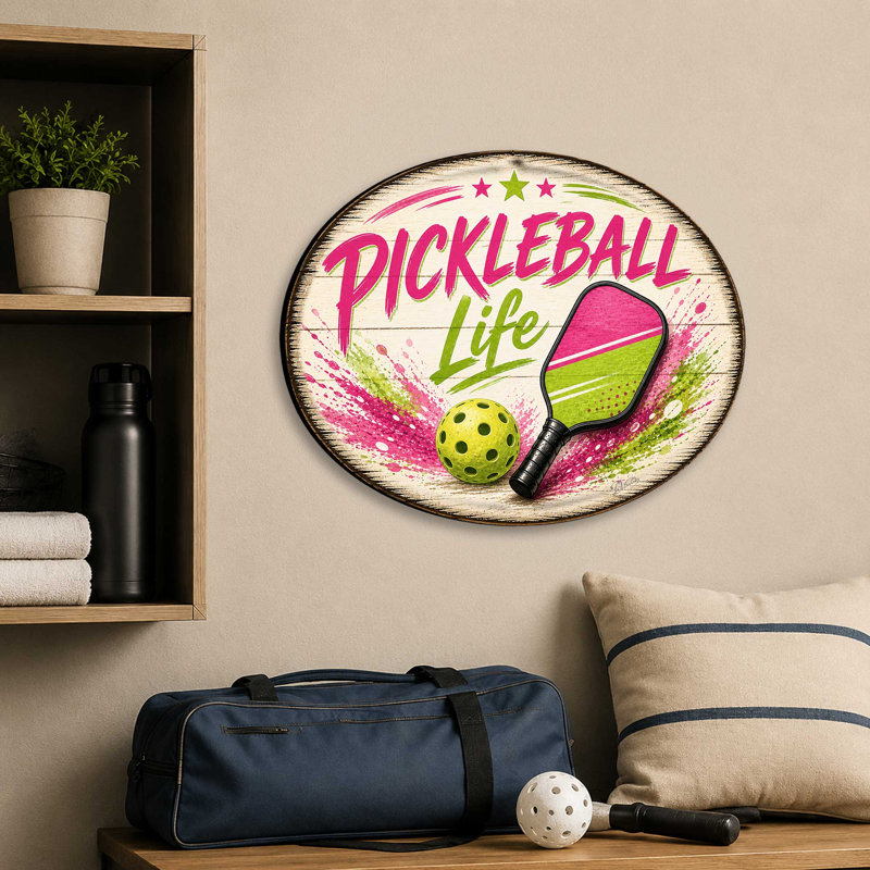 Accroche-porte Pickleball Life par G. Debrekht