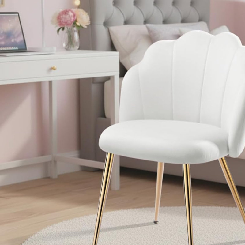 Accent Stool, White
