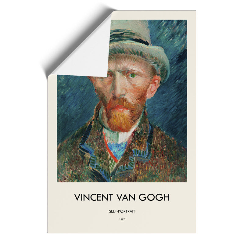 Self Portrait Print by Vincent van Gogh - Frameless Print, 42cm H x 30cm W x 0.1cm D