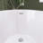 67" Glossy White Acrylic Freestanding Soaking Bathtub