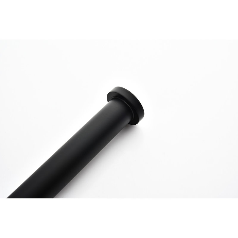 Ensemble de 2 porte-serviettes de salle de bain mural - Acier inoxydable noir mat, tendance et fonctionnel pour la décoration intérieure Installation rapide et sans effort
