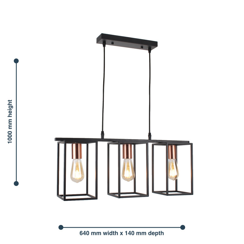 Westwick 3 - Light Kitchen Island Pendant