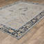 Tapis traditionnel gris / bleu Gowen-1517476499