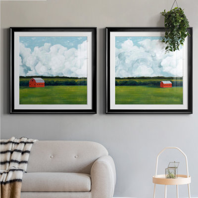 Lone Barn I - 2 Piece Single Picture Frame Painting