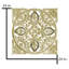 Décoration murale à volutes décoratives en bois floral