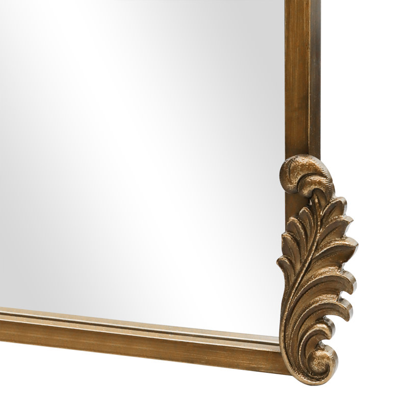 Miroir Kherington, H 36,61 po x l 21,65 po, Bronze antique, Horizontale