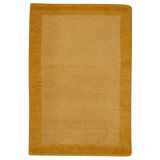 High-Quality Hand-Knotted Beige Area Rug