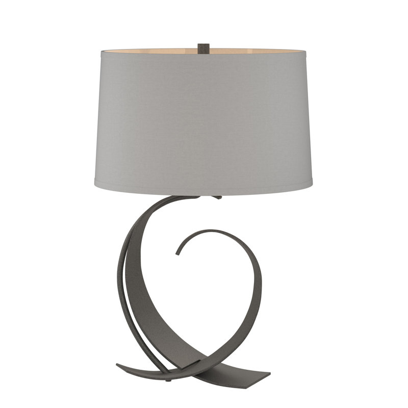 Fullered 22.1'' Table Lamp, Black, Natural Anna