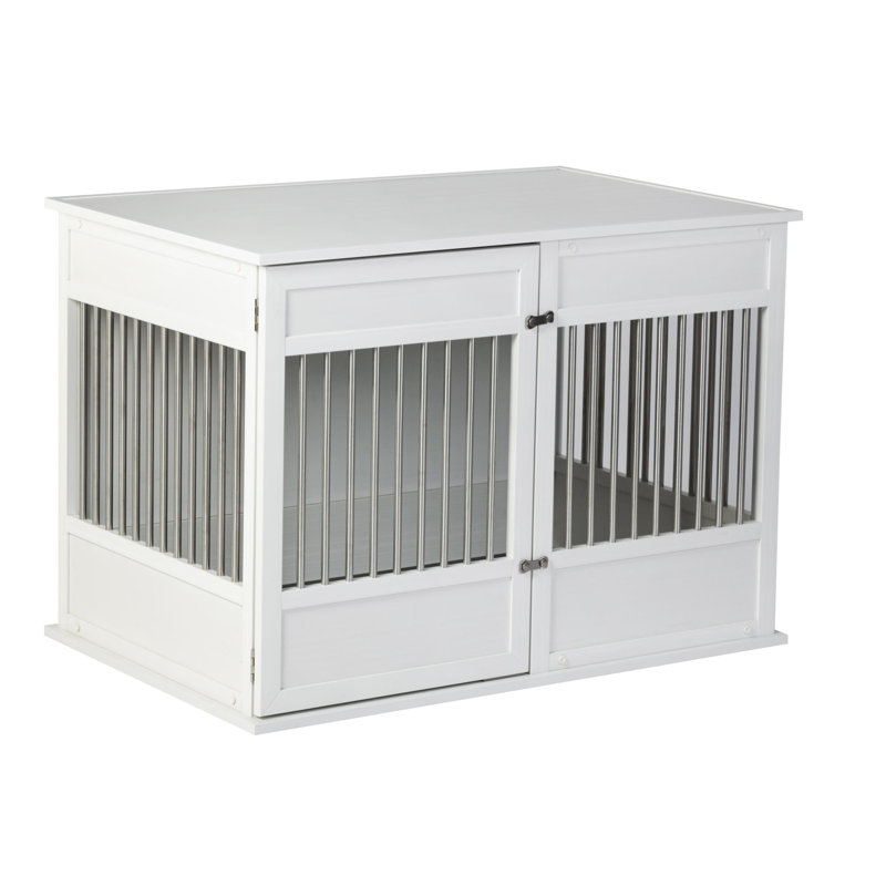 ECOFLEX Horizon Easy Access Dog Crate, Extra Large (30.24" H x 27.87" W x 42.99" D), Antique White