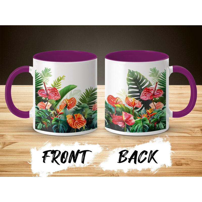 Ceramic Coffee Mug, Purple