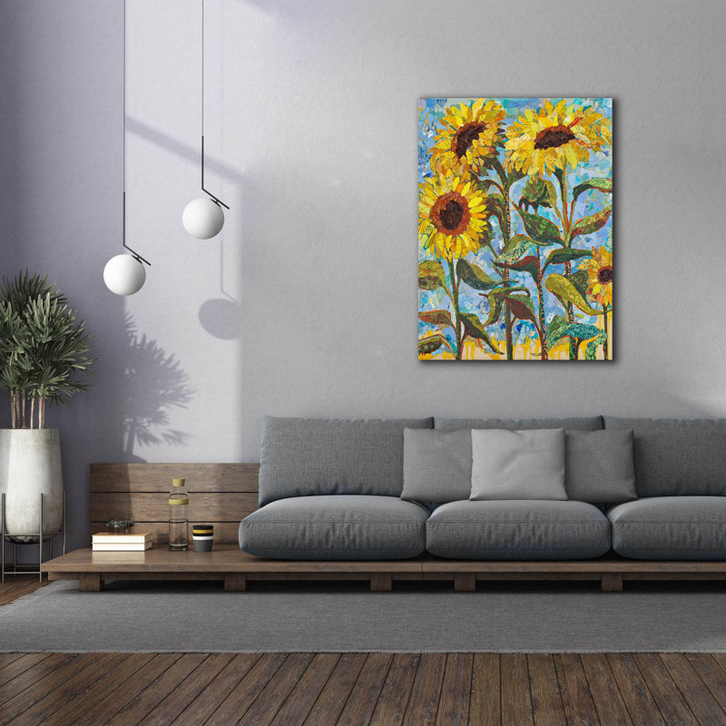 «Sunny» par St. Hilaire Elizabeth, art mural sur toile, H 54 po x l 40 po x P 1,5 po
