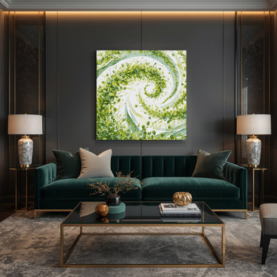 Vegetables Alfalfa Sprouts Brown Canvas Wall Art