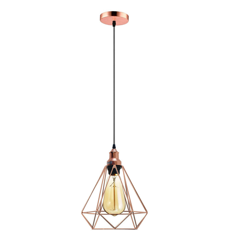Hollhurst 1 - Light Rose Gold Pendant