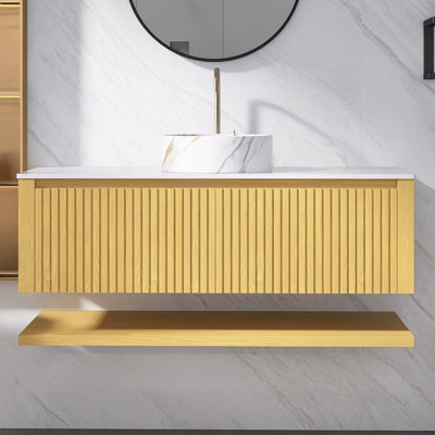 Meuble-lavabo mural l 47,64 po x P 18,9 po x H 20,2 po