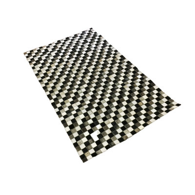 Hein Cowhide Plaid Indoor Rug