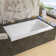 54" W X 32'' D Alcove Rectangular Bathtub Drop-In Soaking Tub 3-Wall Acrylic White Bathroom Tub With Integrated Overflow